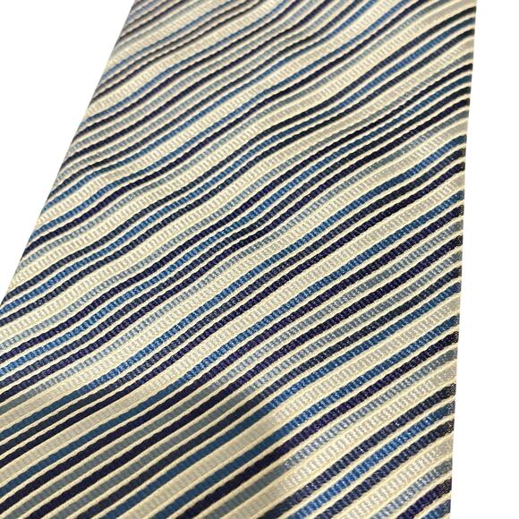 Banana Republic Vintage Striped Necktie OS Adjustable Career Formal Workwear - Picture 1 of 7